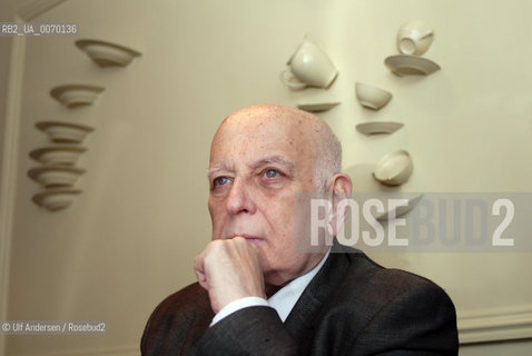 Argentinian writer and film director Edgardo Cozarinsky. Paris, November 4, 2011 - ©Ulf Andersen/Rosebud2