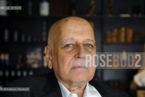 Argentinian writer and film director Edgardo Cozarinsky. Paris, November 4, 2011 - ©Ulf Andersen/Rosebud2