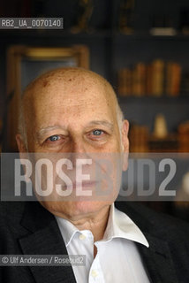 Argentinian writer and film director Edgardo Cozarinsky. Paris, November 4, 2011 - ©Ulf Andersen/Rosebud2