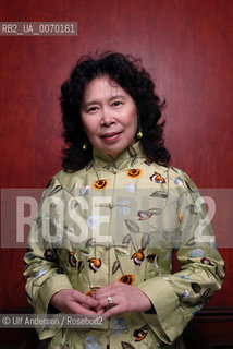 Ling ZHANG, Chinese writer. Paris, November 7, 2011 - ©Ulf Andersen/Rosebud2