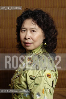 Ling ZHANG, Chinese writer. Paris, November 7, 2011 - ©Ulf Andersen/Rosebud2