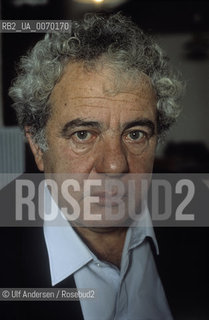 Amos Kenan Israeli writer. Paris, November 15, 1989 - ©Ulf Andersen/Rosebud2