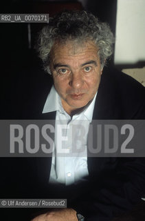 Amos Kenan Israeli writer. Paris, November 15, 1989 - ©Ulf Andersen/Rosebud2