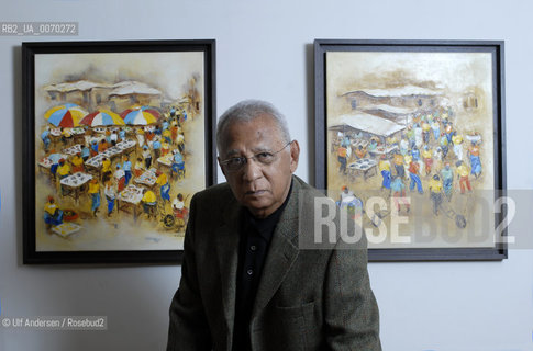 Congolese writer Henri Lopes. Paris, December 16, 2011 - ©Ulf Andersen/Rosebud2