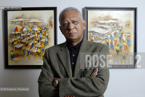 Congolese writer Henri Lopes. Paris, December 16, 2011 - ©Ulf Andersen/Rosebud2