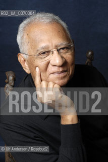 Congolese writer Henri Lopes. Paris, December 16, 2011 - ©Ulf Andersen/Rosebud2