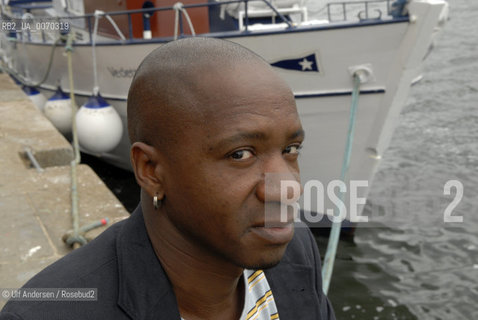 Congolese writer Wielfried N Sonde. Saint Malo, May 28, 2008 _ ©Ulf Andersen/Rosebud2