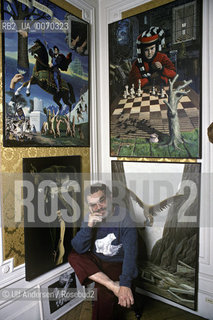 French writer Fernando Arrabal. Paris, September 15, 1989 - ©Ulf Andersen/Rosebud2