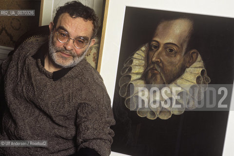 French writer Fernando Arrabal. Paris, September 15, 1989 - ©Ulf Andersen/Rosebud2