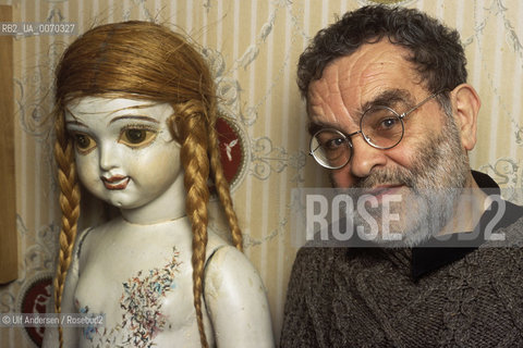 French writer Fernando Arrabal. Paris, September 15, 1989 - ©Ulf Andersen/Rosebud2