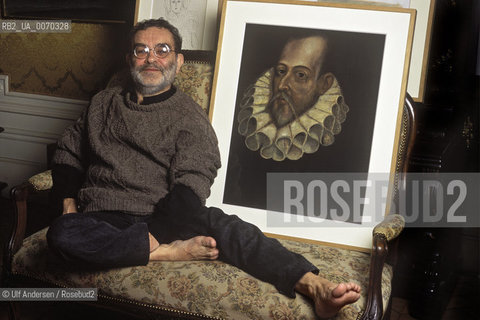 French writer Fernando Arrabal. Paris, September 15, 1989 - ©Ulf Andersen/Rosebud2