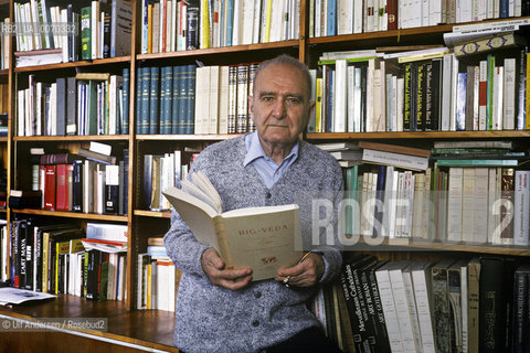 French writer and former communist party member Roger Garaudy. Paris March 24, 1989 ©Ulf Andersen/Rosebud2