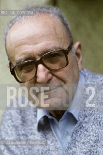 French writer and former communist party member Roger Garaudy. Paris March 24, 1989 ©Ulf Andersen/Rosebud2