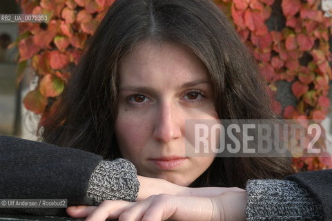 Romanian writer Cecilia Stefanescu. Paris November 21, 2005 - ©Ulf Andersen/Rosebud2