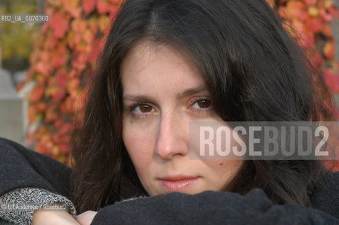 Romanian writer Cecilia Stefanescu. Paris November 21, 2005 - ©Ulf Andersen/Rosebud2