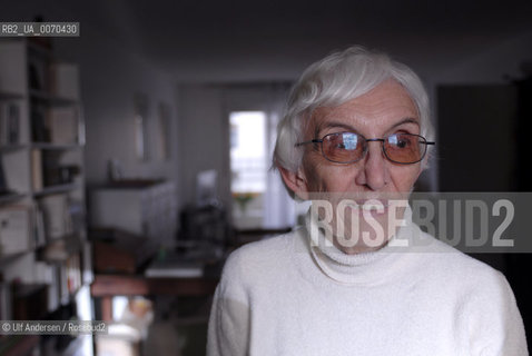 French writer Annie Saumont. Paris January 5, 2012 - ©Ulf Andersen/Rosebud2