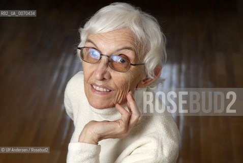 French writer Annie Saumont. Paris January 5, 2012 - ©Ulf Andersen/Rosebud2