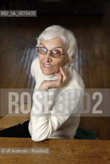 French writer Annie Saumont. Paris January 5, 2012 - ©Ulf Andersen/Rosebud2