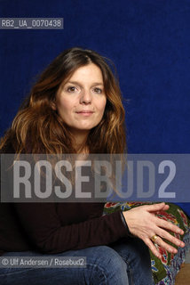 French writer Maylis de Kerangal. Paris, January 6, 2012 - ©Ulf Andersen/Rosebud2