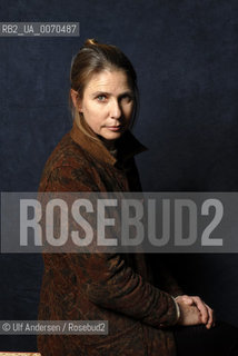 American writer Lionel Shriver. Paris, January 11, 2012 ©Ulf Andersen/Rosebud2