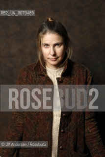 American writer Lionel Shriver. Paris, January 11, 2012 ©Ulf Andersen/Rosebud2