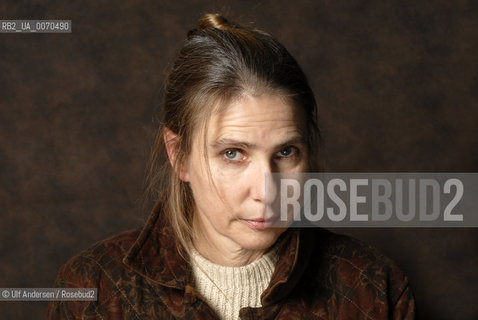 American writer Lionel Shriver. Paris, January 11, 2012 ©Ulf Andersen/Rosebud2