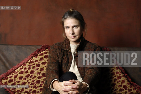 American writer Lionel Shriver. Paris, January 11, 2012 ©Ulf Andersen/Rosebud2