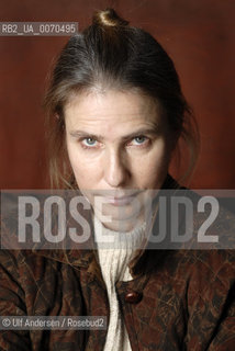 American writer Lionel Shriver. Paris, January 11, 2012 ©Ulf Andersen/Rosebud2