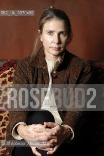 American writer Lionel Shriver. Paris, January 11, 2012 ©Ulf Andersen/Rosebud2