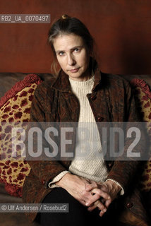 American writer Lionel Shriver. Paris, January 11, 2012 ©Ulf Andersen/Rosebud2