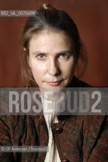 American writer Lionel Shriver. Paris, January 11, 2012 ©Ulf Andersen/Rosebud2