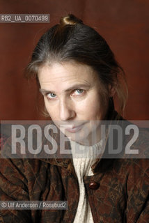 American writer Lionel Shriver. Paris, January 11, 2012 ©Ulf Andersen/Rosebud2