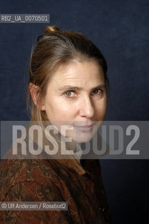 American writer Lionel Shriver. Paris, January 11, 2012 ©Ulf Andersen/Rosebud2