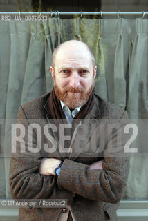 American writer Jonathan Ames. Paris, January 12, 2012 - ©Ulf Andersen/Rosebud2