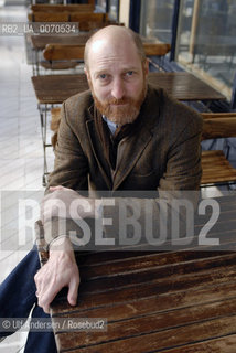 American writer Jonathan Ames. Paris, January 12, 2012 - ©Ulf Andersen/Rosebud2