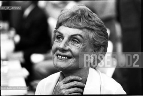 Argentinian writer Gloria Alcorta Mansilla. Paris, April 20, 1978 - ©Ulf Andersen/Rosebud2