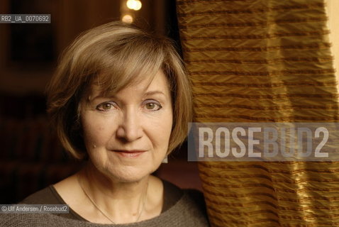 Portuguese writer Lidia Jorge. Paris,  January 27, 2012 - ©Ulf Andersen/Rosebud2