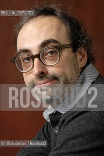 American writer Gary Shteyngart. Paris, January 20, 2012 - ©Ulf Andersen/Rosebud2