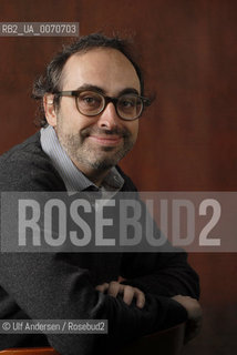 American writer Gary Shteyngart. Paris, January 20, 2012 - ©Ulf Andersen/Rosebud2