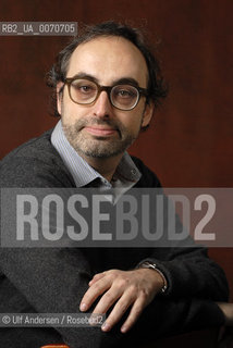 American writer Gary Shteyngart. Paris, January 20, 2012 - ©Ulf Andersen/Rosebud2