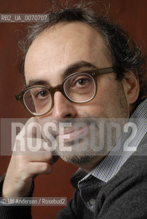 American writer Gary Shteyngart. Paris, January 20, 2012 - ©Ulf Andersen/Rosebud2