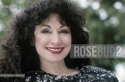 American writer Diane Ackerman. Paris,  june 7, 1991 - ©Ulf Andersen/Rosebud2