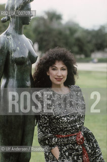 American writer Diane Ackerman. Paris,  june 7, 1991 - ©Ulf Andersen/Rosebud2