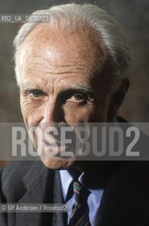 Argentinian writer Adolpho Bioy-Casares. Paris, may 8, 1991 - ©Ulf Andersen/Rosebud2