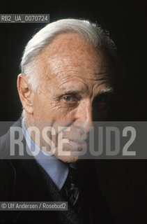 Argentinian writer Adolpho Bioy-Casares. Paris, may 8, 1991 - ©Ulf Andersen/Rosebud2