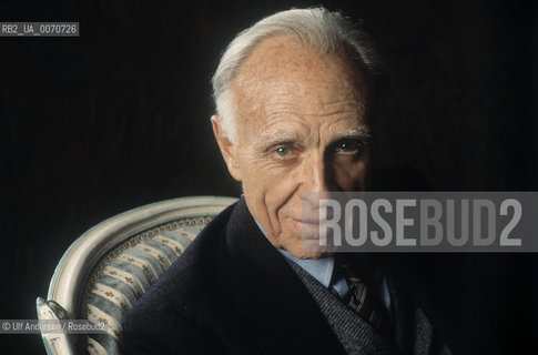 Argentinian writer Adolpho Bioy-Casares. Paris, may 8, 1991 - ©Ulf Andersen/Rosebud2