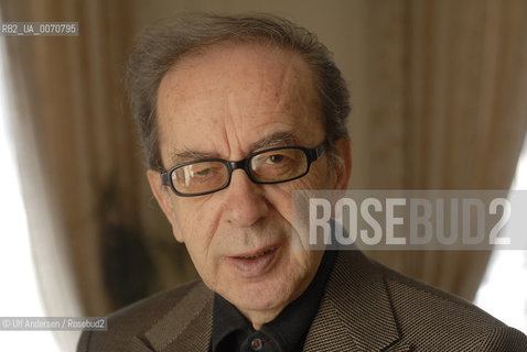 Ismail Kadare, Albanian writer. Paris, February 27, 2012 - ©Ulf Andersen/Rosebud2