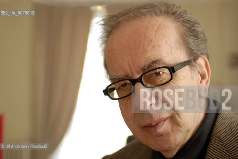 Ismail Kadare, Albanian writer. Paris, February 27, 2012 - ©Ulf Andersen/Rosebud2