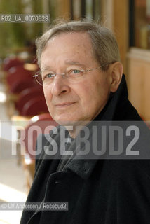 Hungarian writer Peter Nadas. Paris, March 8, 2012 - ©Ulf Andersen/Rosebud2