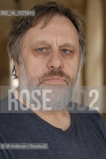 Slovenian philosopher Slavoj Zizek. Paris March 10, 2012 - ©Ulf Andersen/Rosebud2